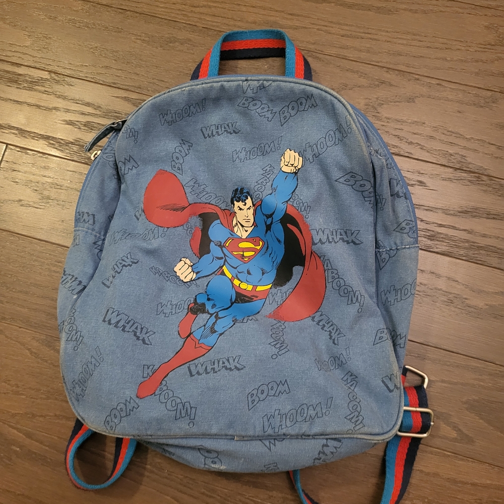 Pottery Barn Kids Superman Action Backpack